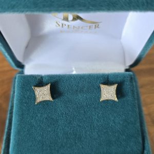 Estate Cluster Earrings