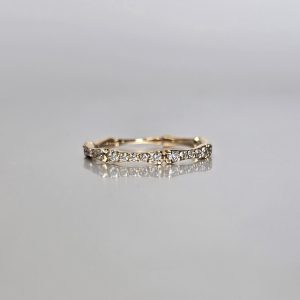 Diamond Bamboo Ring