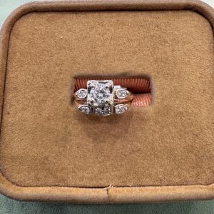 Estate Antique Wedding Set