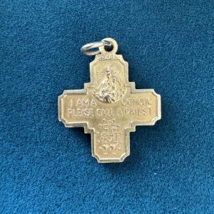 Estate Gold “Call A Priest” Pendant