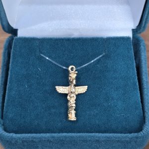 Estate Totem Pole Pendant