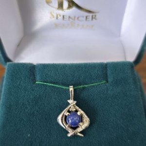 Estate Star Sapphire Pendant