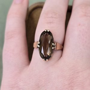 Estate Smokey Quartz Ring