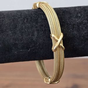 Estate X Mesh Tube Bracelet