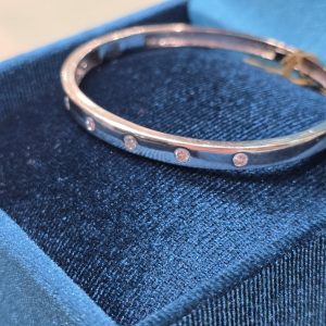 Estate Diamond Hinge Cuff
