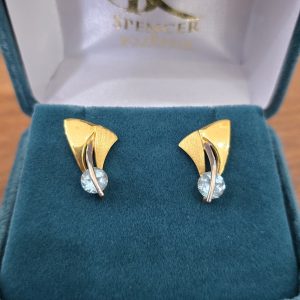 Estate Blue Stone Earrings
