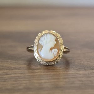 Estate Small Cameo Ring