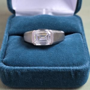 Estate Men's Moissanite Ring