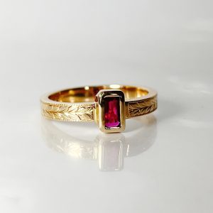 Ruby Wheat Ring