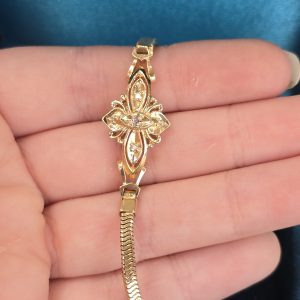 Estate Floral Star Bracelet