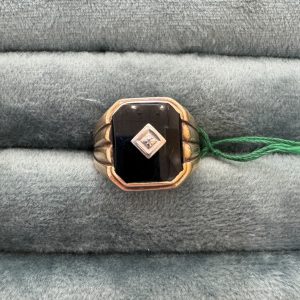 Men’s Estate Onyx Ring