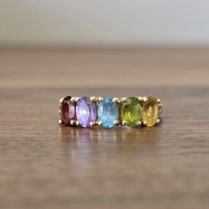 Estate Oval Family Ring
