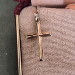 Estate Simple Cross Pendant