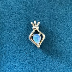 Gold Estate Opal Pendant