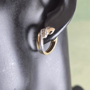 Estate Two-Tone Hoops
