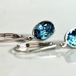 Sky Blue Topaz Dangles