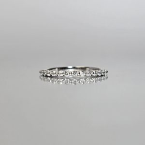 White Gold Shared Prong Diamond Band
