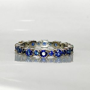 Sapphire Platinum Band
