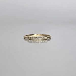 Diamond Bar Ring