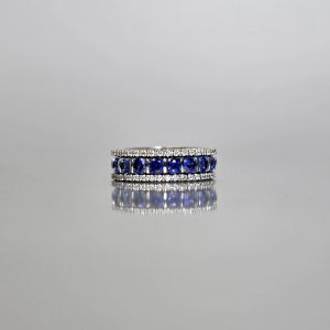 Layered Sapphire Ring