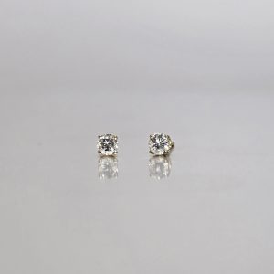 Yellow Gold Diamond Studs