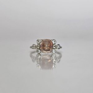 Rose Diamond Cinderella Ring