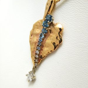 Ombre Leaf Pendant