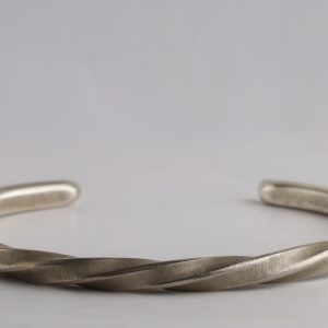 Sterling twist cuff bracelet