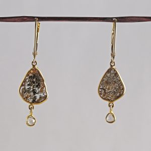 Diamond Slice Earrings