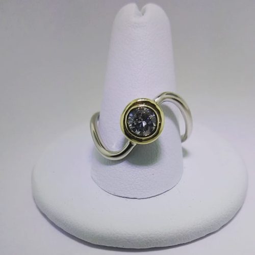 14k rose gold mother's ring