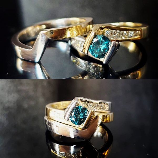 Z-Contour Wedding Band