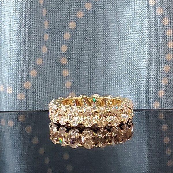 Oval Eternity Wedding Band