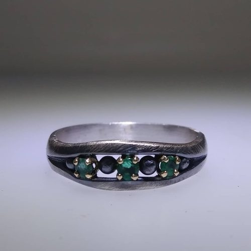 Sterling silver Wedding Set