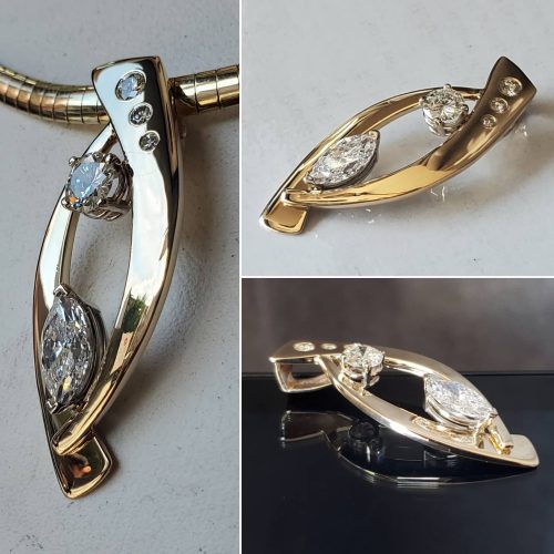 Hand carved wheat design in a grooved 14k white gold band